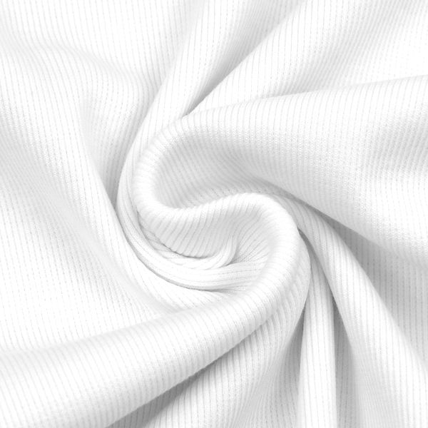 Baumwoll Bündchenstoff Ripp Breite 50cm Farbe Beige meliert (Kopie)